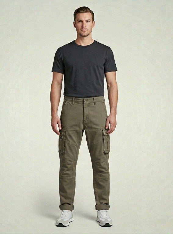 Men's Premium Cargo Trousers - Multi Pocket Casual Wear